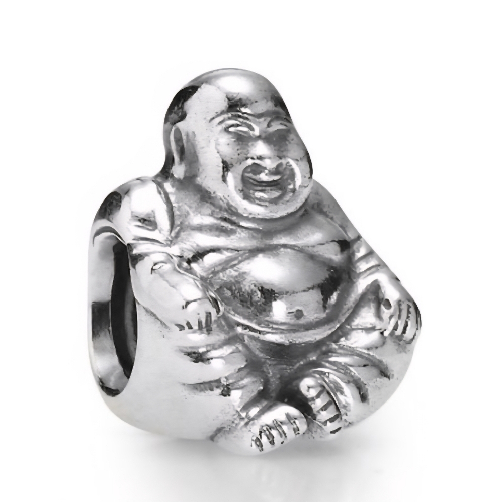 Pandora Sterling Silver Smiling Buddha Charm Bead